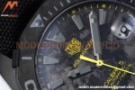 Tag Heuer - Aquaracer Caliber 5 41mm PVD/NY Carbon Black/Yelw TARF SW200