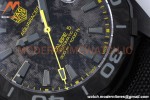 Tag Heuer - Aquaracer Caliber 5 41mm PVD/NY Carbon Black/Yelw TARF SW200