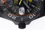 Tag Heuer - Aquaracer Caliber 5 41mm PVD/NY Carbon Black/Yelw TARF SW200