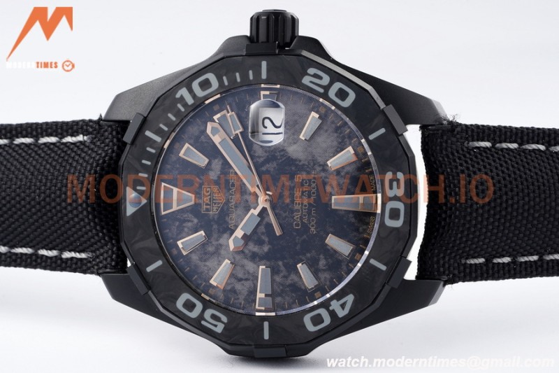 Tag Heuer - Aquaracer Caliber 5 41mm PVD/NY Carbon Black/Gold TARF SW200