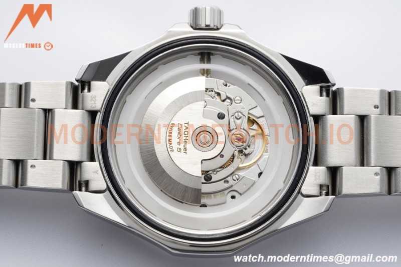 Tag Heuer - Aquaracer Caliber 5 43mm SS/SS Black TARF SW200