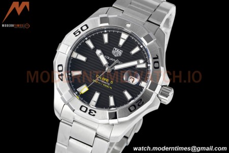 Tag Heuer - Aquaracer Caliber 5 43mm SS/SS Black TARF SW200