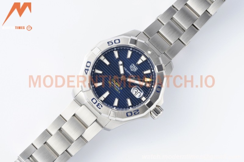 Tag Heuer - Aquaracer Caliber 5 43mm SS/SS Blue TARF SW200