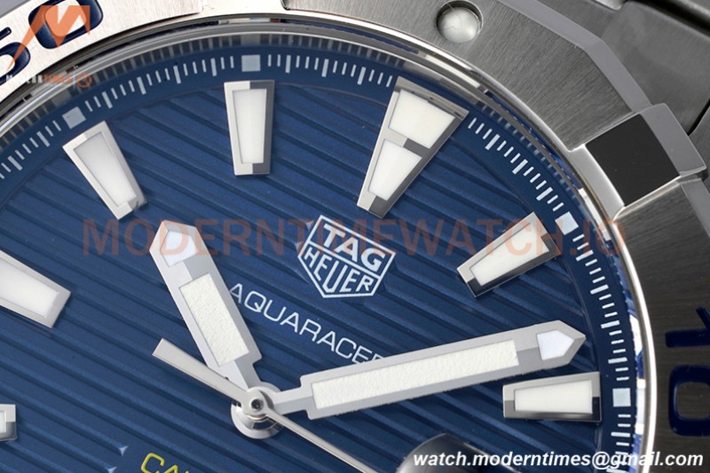 Tag Heuer - Aquaracer Caliber 5 43mm SS/SS Blue TARF SW200