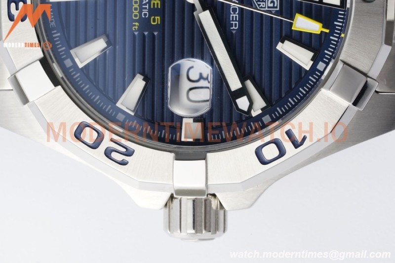 Tag Heuer - Aquaracer Caliber 5 43mm SS/SS Blue TARF SW200