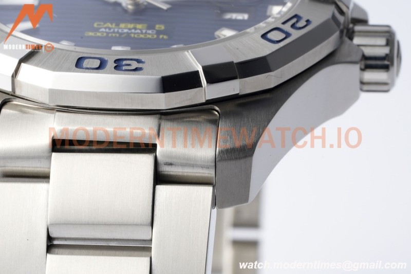 Tag Heuer - Aquaracer Caliber 5 43mm SS/SS Blue TARF SW200