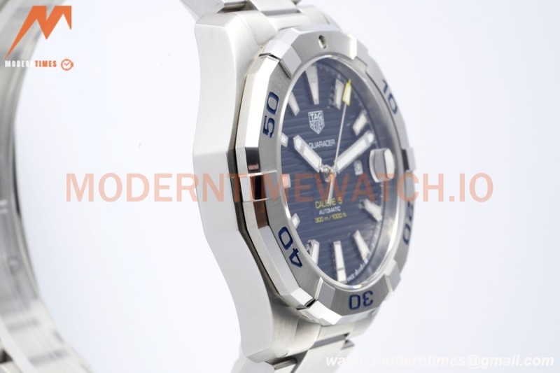 Tag Heuer - Aquaracer Caliber 5 43mm SS/SS Blue TARF SW200