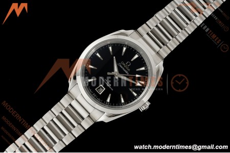 Omega - Seamaster Aqua Terra 150m 38mm SS/SS Black VSF A8800 | 오메가 - 씨마스터 아쿠아 테라 150m 38mm 스테인리스 스틸/스테인리스 스틸 블랙 VSF A8800