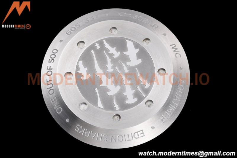 IWC - Aquatimer Chronograph Sharks Edition 44mm SS/RU Grey V6F A7750