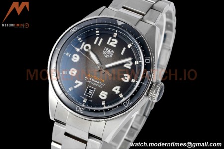 Tag Heuer - Autavia 42mm Automatic SS/SS Black TARF SW200