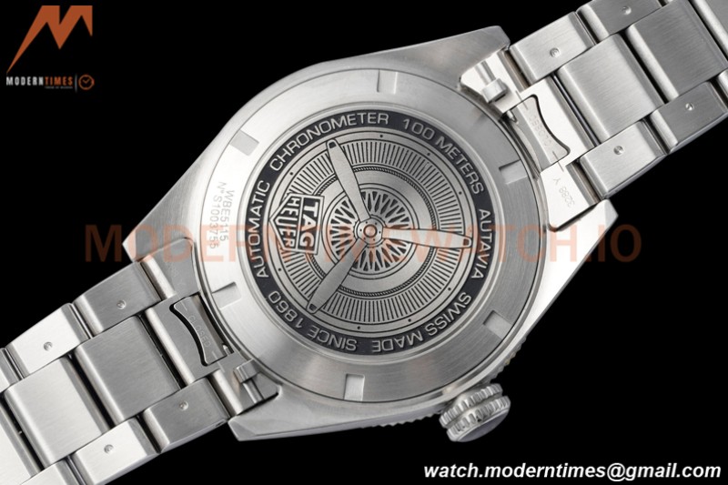 Tag Heuer - Autavia 42mm Automatic SS/SS Black TARF SW200