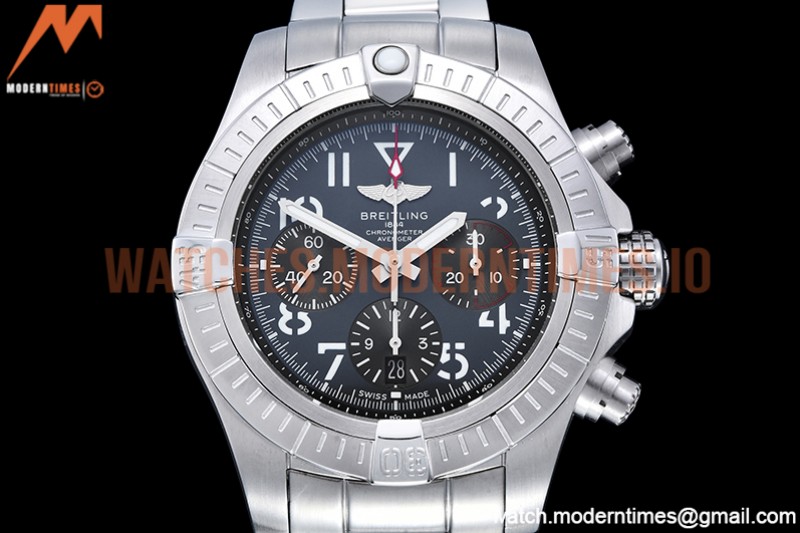 Breitling - Avenger B01 Chrono 45mm SS/SS Grey/Num BLS A7750