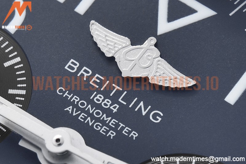Breitling - Avenger B01 Chrono 45mm SS/SS Grey/Num BLS A7750
