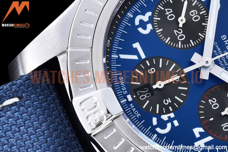 Breitling - Avenger B01 Chrono 45mm SS/LE Blue/Num BLS A7750