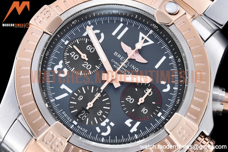 Breitling - Avenger B01 Chrono 45mm RG/SS Grey/Num BLS A7750