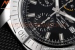 Breitling - Avenger Chronograph 45mm SS/NY Black/Stk TF A7750