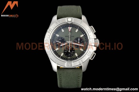 Breitling - Avenger B01 Chrono 44mm SS/NY Grn/Stk BLSF A7750 MOD