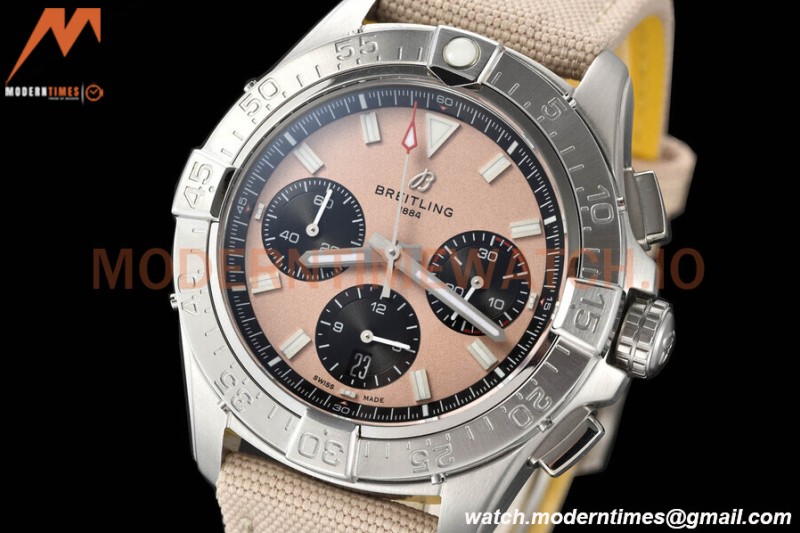 Breitling - Avenger B01 Chrono 44mm SS/NY Beig/Stk BLSF A7750 MOD