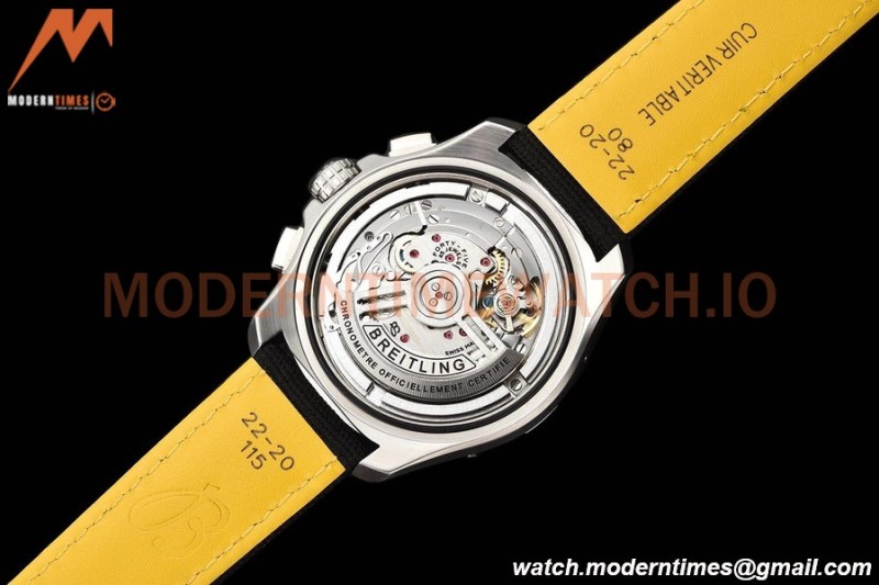 Breitling - Avenger B01 Chrono 44mm SS/NY Blk/Stk BLSF A7750 MOD