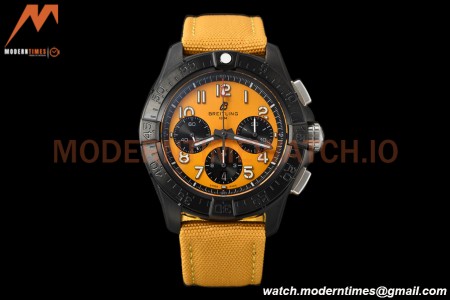 Breitling - Avenger B01 Chrono 44mm Night Mission DLC/NY Yellow/Num BLSF A7750 MOD