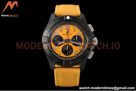 Breitling - Avenger B01 Chrono 44mm Night Mission DLC/NY Yellow/Num BLSF A7750 MOD