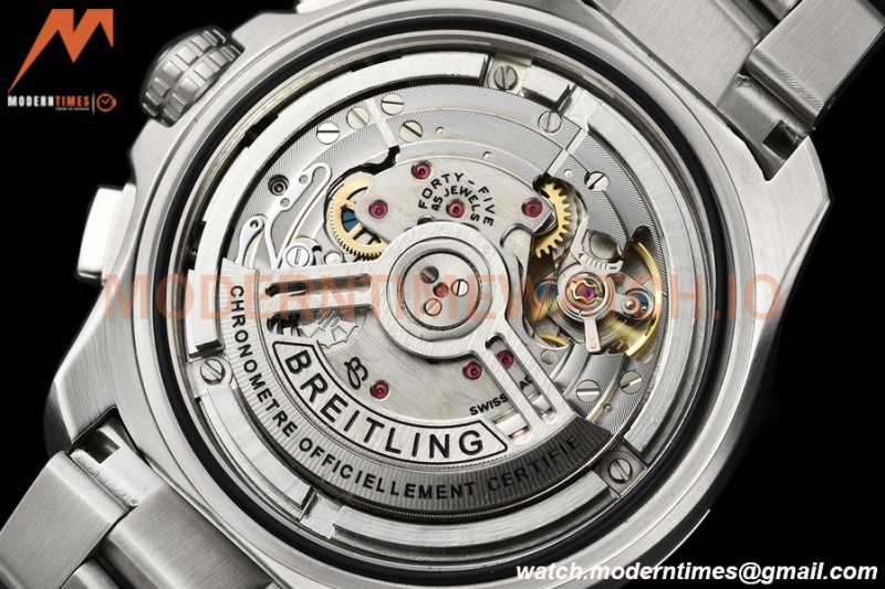 Breitling - Avenger B01 Chrono 44mm SS/SS Blk/Stk BLSF A7750 MOD