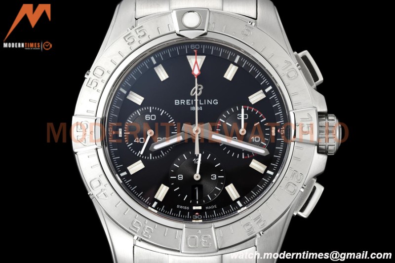 Breitling - Avenger B01 Chrono 44mm SS/SS Blk/Stk BLSF A7750 MOD