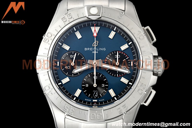 Breitling - Avenger B01 Chrono 44mm SS/SS Blu/Stk BLSF A7750 MOD