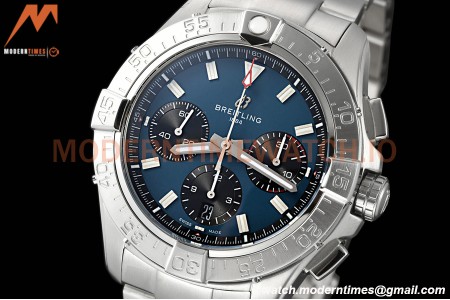 Breitling - Avenger B01 Chrono 44mm SS/SS Blu/Stk BLSF A7750 MOD