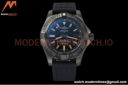 Breitling - Avenger Black Bird 44mm DLC/RU Blk/Stk GDF MY8215