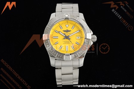 Breitling - Avenger Automatic 43mm SS/SS Yelw/Stk TF V2 A2824