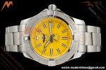 Breitling - Avenger Automatic 43mm SS/SS Yelw/Stk TF V2 A2824