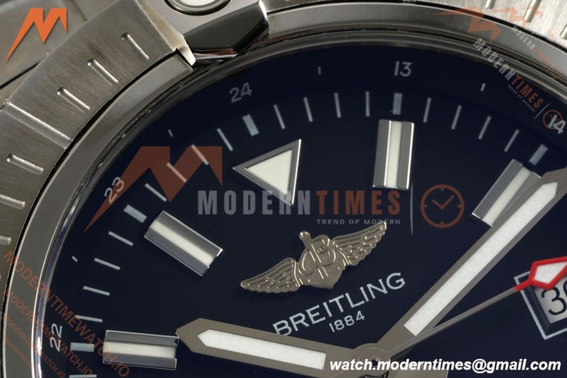 Breitling - Avenger Automatic 43mm SS/SS Blk/Stk TF V2 A2824