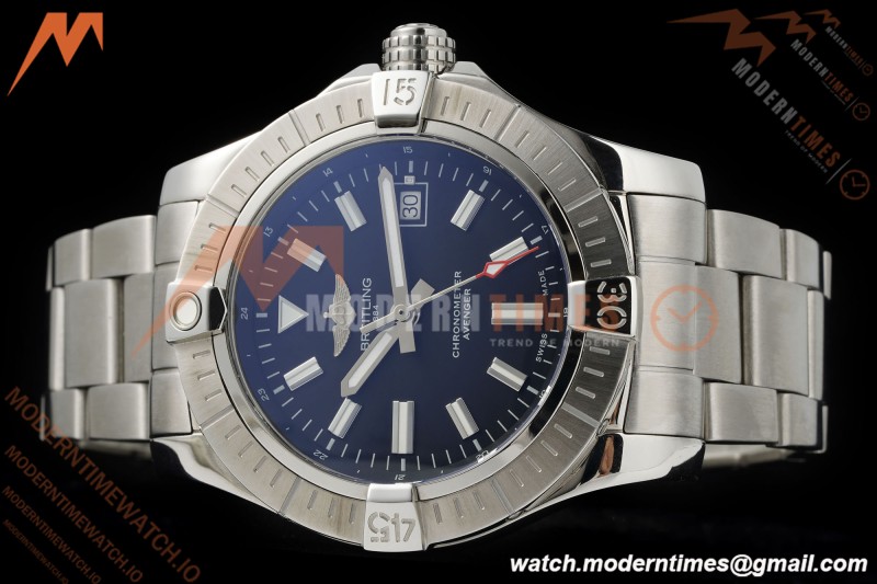 Breitling - Avenger Automatic 43mm SS/SS Blk/Stk TF V2 A2824
