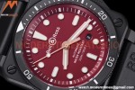 Bell & Ross - BR03-92 Diver Full Lum 42 mm DLC/RU Red BRF A2824