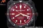 Bell & Ross - BR03-92 Diver Full Lum 42 mm DLC/RU Red BRF A2824