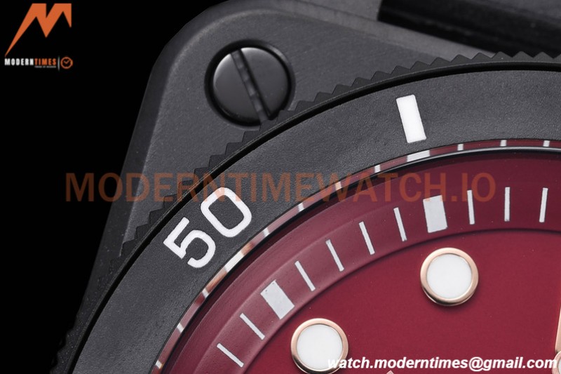 Bell & Ross - BR03-92 Diver Full Lum 42 mm DLC/RU Red BRF A2824