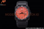 Bell & Ross - BR03-92 Diver Full Lum 42 mm DLC/RU Orng BRF A2824