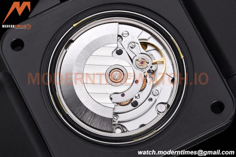 Bell & Ross - BR03-92 Diver Full Lum 42 mm DLC/RU Orng BRF A2824