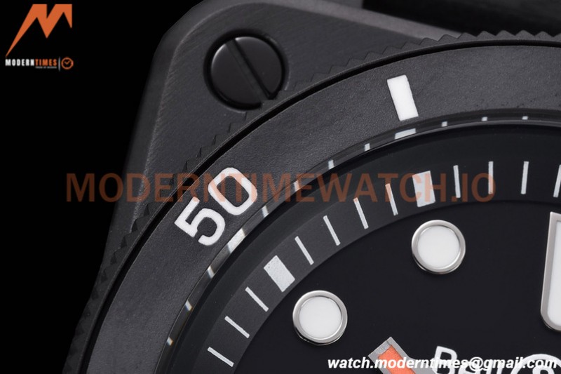Bell & Ross - BR03-92 Diver Full Lum 42 mm DLC/RU Black BRF A2824