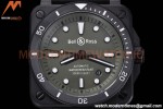 Bell & Ross - BR03-92 Diver Full Lum 42mm DLC/RU Green BRF A2824