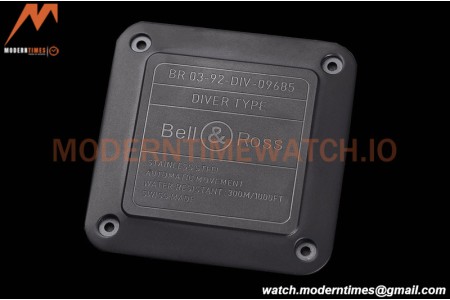 Bell & Ross - BR03-92 Diver Full Lum 42mm DLC/RU Green BRF A2824