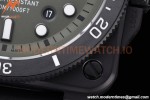 Bell & Ross - BR03-92 Diver Full Lum 42mm DLC/RU Green BRF A2824