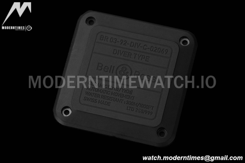 Bell & Ross - BR03-92 Diver Full Lum 42mm Cer/RU Blue M+F A2892