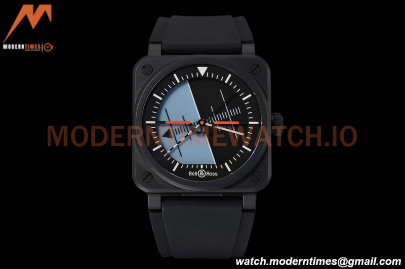 Bell & Ross - BR03-92 41mm Horizon Limited Edition Cer/RU Gyroscopes Dial M+F A2892