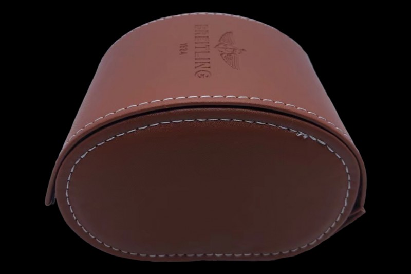Breitling - Brown Leather Pouch Box Set 1:1 Quality With Booklets and Card