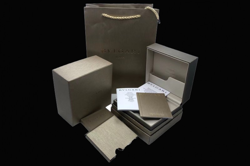 Bvlgari - Leather Box Set 1:1 Quality with Full Set of Booklets and Card