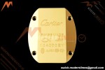 Cartier - Baignoire Ladies 24.6mm YG/YG White Roman Size 15 BLSF Swiss Quartz