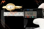 Cartier - Baignoire Ladies 24.6mm YG/YG White Roman Size 15 BLSF Swiss Quartz