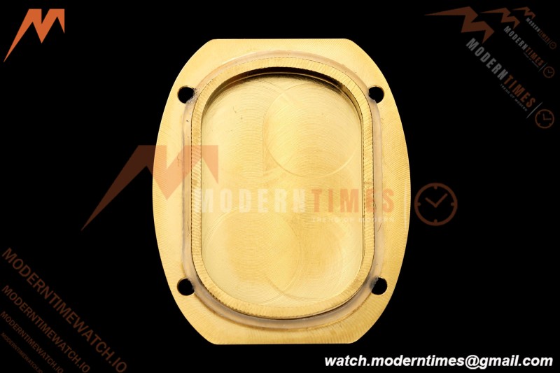 Cartier - Baignoire Ladies 24.6mm YG/YG White Roman Size 16 BLSF Swiss Quartz